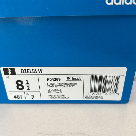 Adidas Ozelia White Sneaker 8.5 - Picture 6 of 6